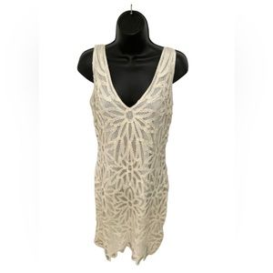 Stunning detail- Ivory lace Cocktail Dress